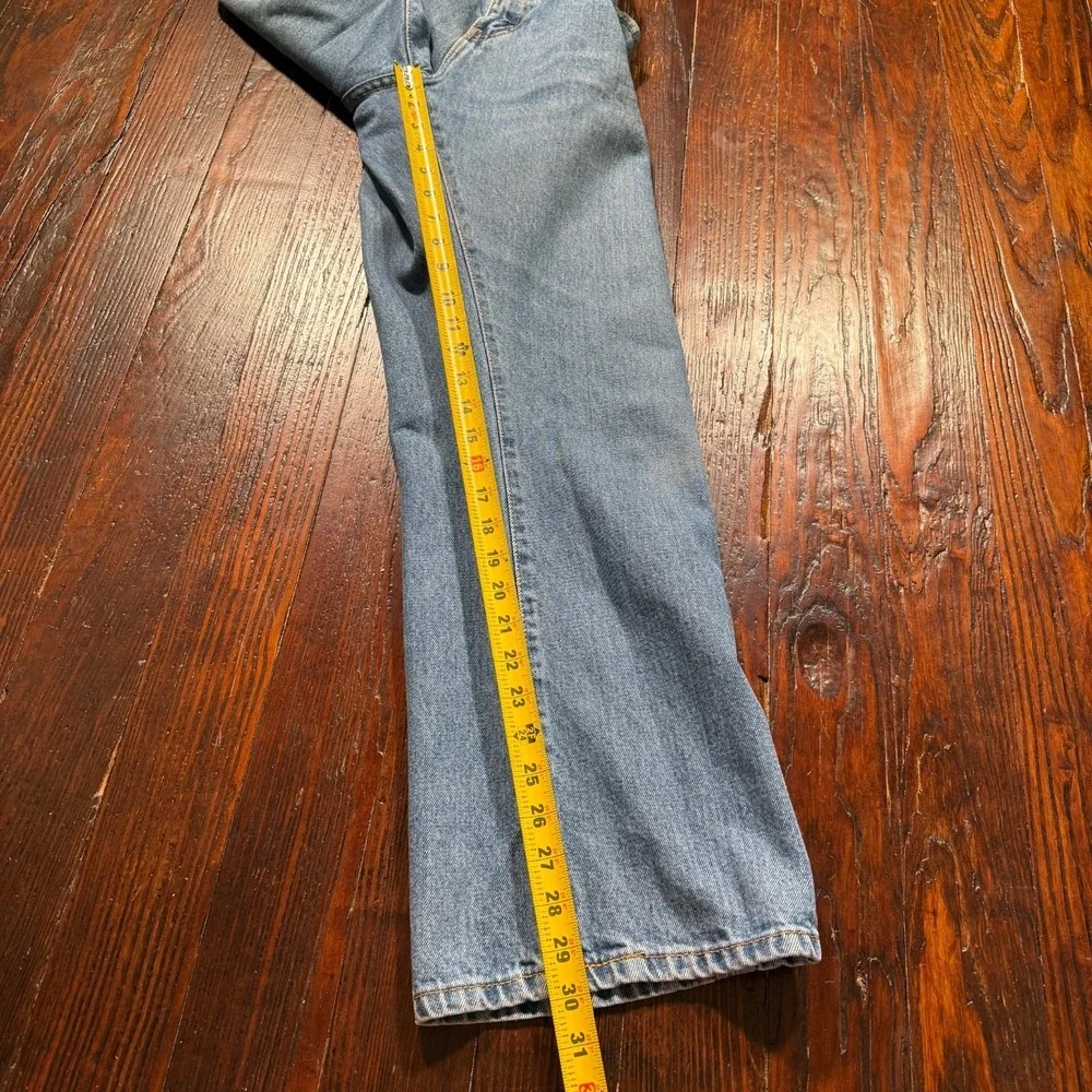 Levis 517 Jeans Mens 38x30‎ Blue Bootcut Fade Whiskers Cowboy Western